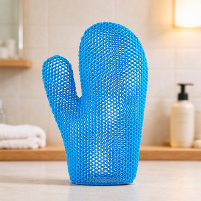 🚿Honeycomb mesh shower scrub gloves