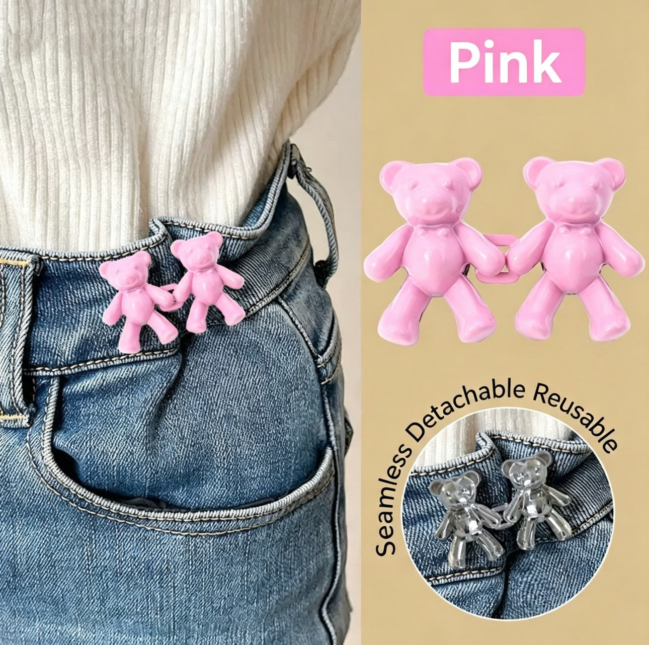 Pink（2 Pairs）