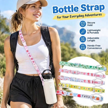 Water Bottle & Drinking Cup Lanyard Accessories Long Neck and Adjustable Shoulder