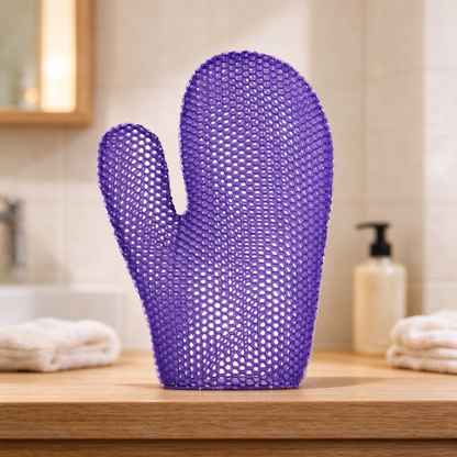 🚿Honeycomb mesh shower scrub gloves