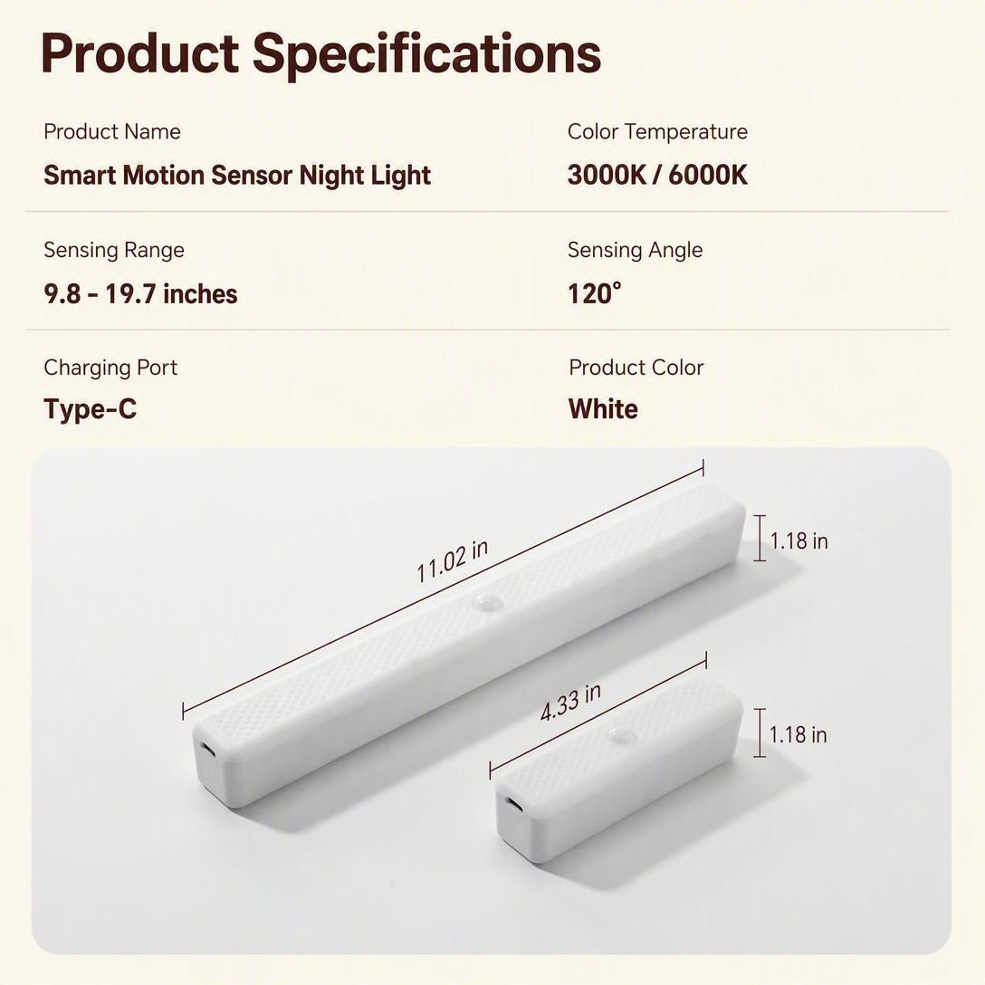 ⚡Wireless Magnetic Motion Sensor LED Cabinet Light