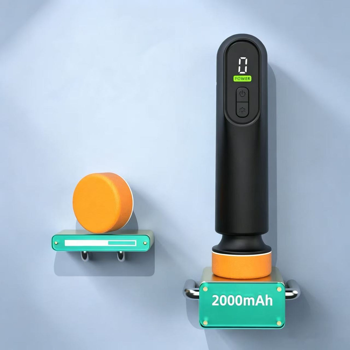 Cordless Car Polish Machine, 12000RPM 3-in-1 Car Detailing Tool