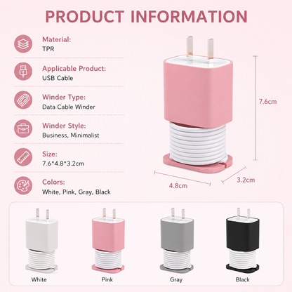 2-in-1 Silicone Charger Protective Case（2Pcs）