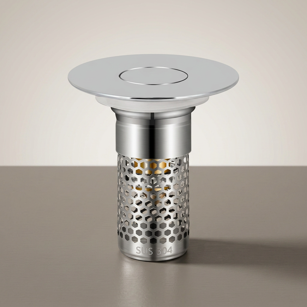 Honeycomb Pop-Up Drain