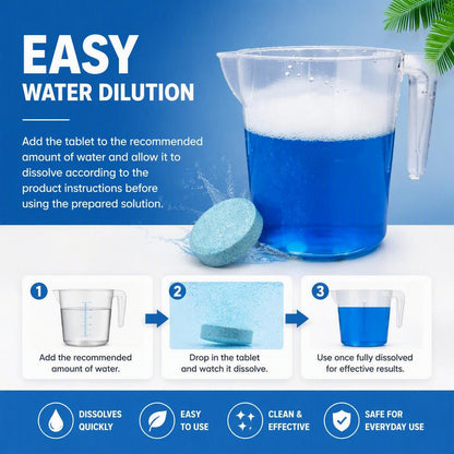 30 Pcs Car Windshield Washer Fluid concentrate Tablets