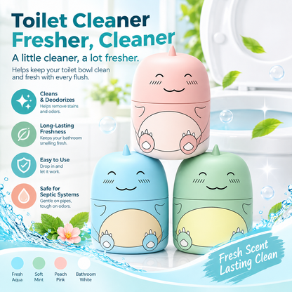 Cute Dinosaur-Shaped Toilet Bowl Cleaner Bottle