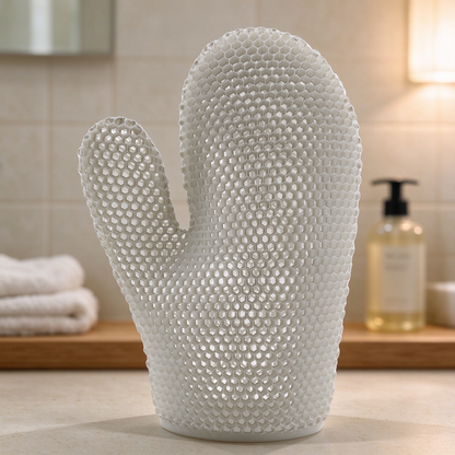 🚿Honeycomb mesh shower scrub gloves