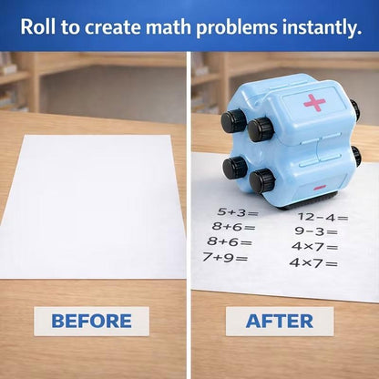 4-In-1 Math Practice Roller Stamp