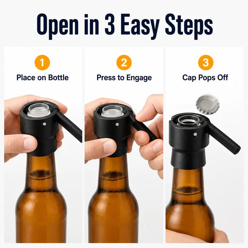 Creative Fun Catapulting Cap-Shooting Bottle Opener