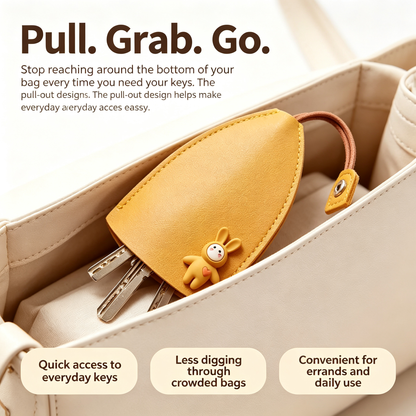 Cute Pull-Out Key Case