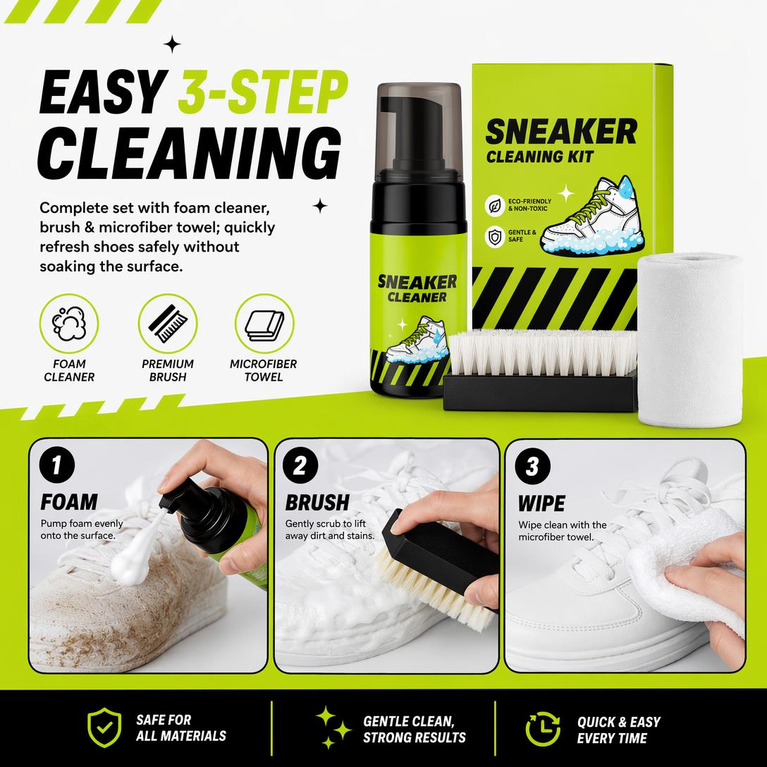 👟Footwear cleaning and care kit