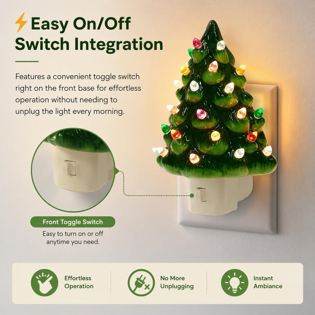 🎄Retro decorative Christmas tree night lights