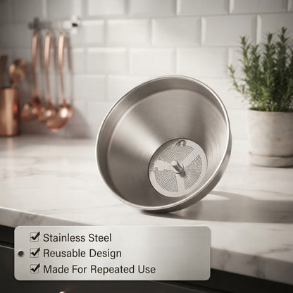 Reusable Stainless Steel Funnel Filter