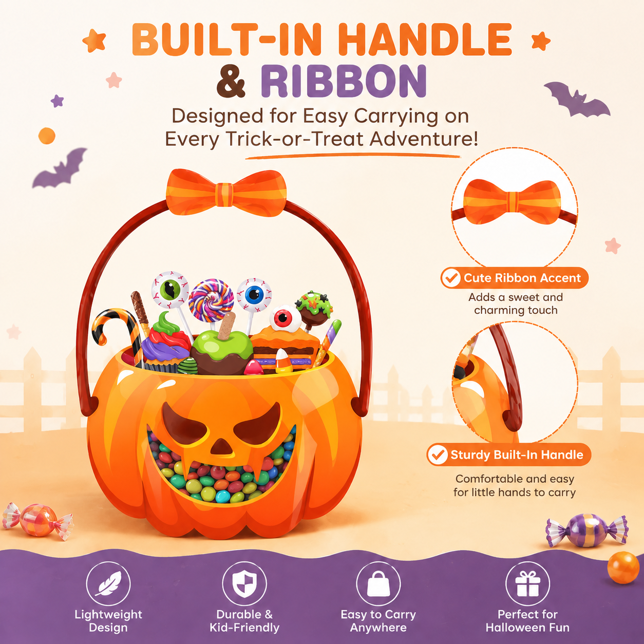 🍬Halloween Pumpkin Pot Candy Bag