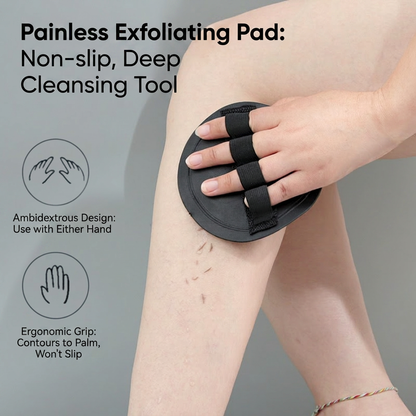 🧼Finger-sized rubber painless round bath towel