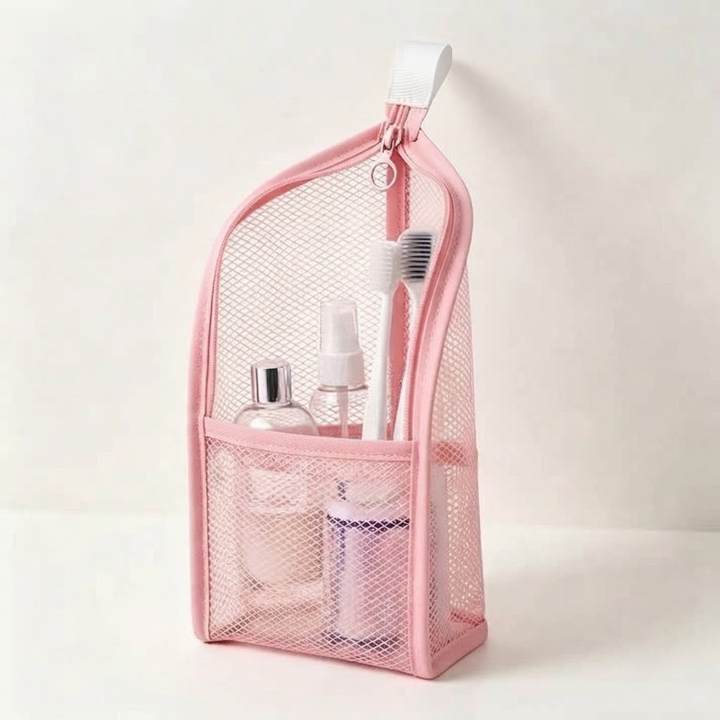 📂Portable Lightweight Mesh Toiletry Bag