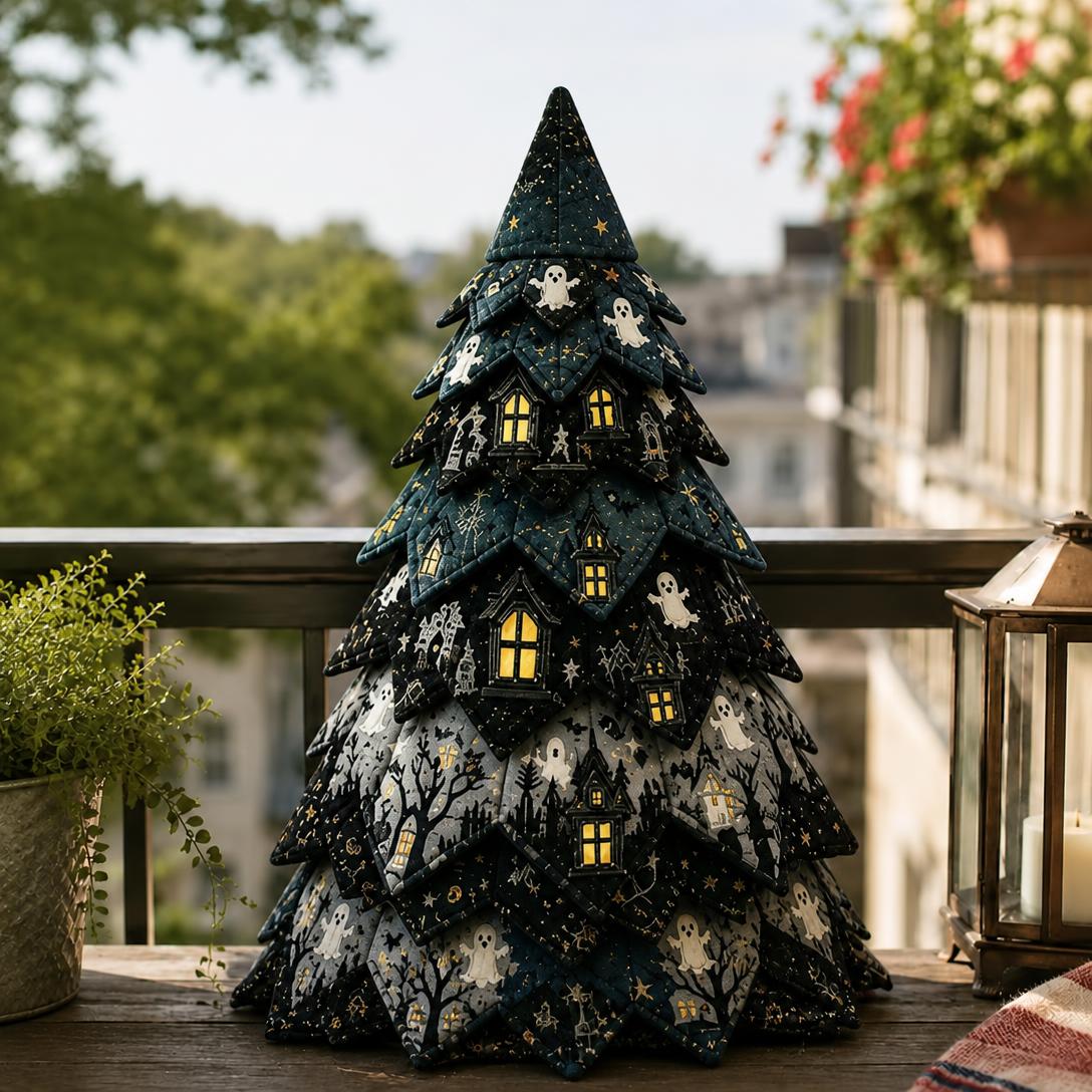 Haunted House Tree Quilt Kit