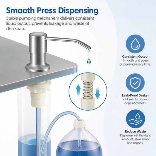 💧Kitchen sink detergent dispenser