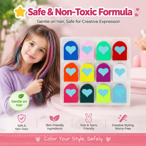 ✨Portable Temporary Hair Chalk Set