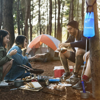 💧⛺6-liter gravity-fed multi-functional camping water purifier