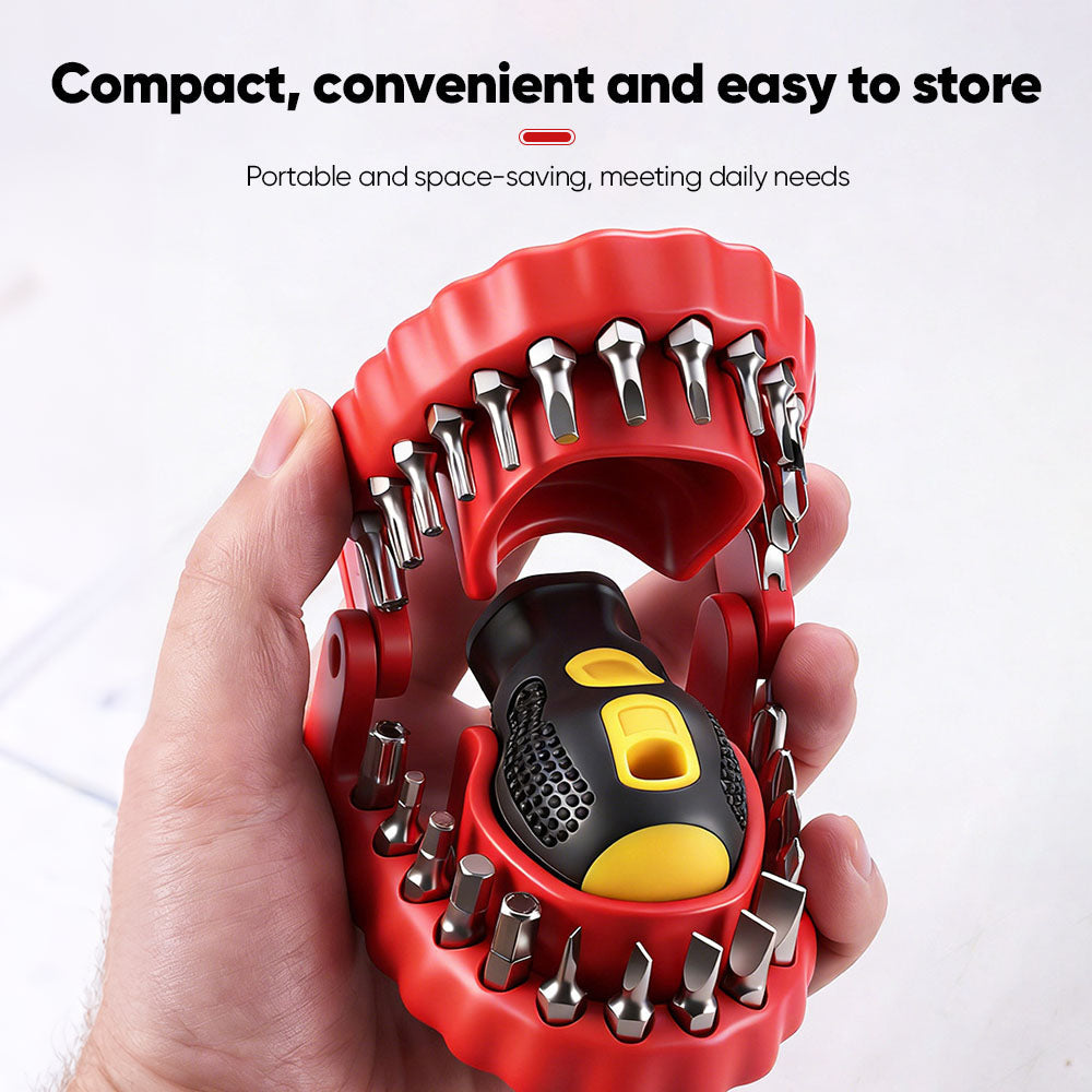 Fvaulity™ Multifunctional Tooth-Shaped Screwdriver Set