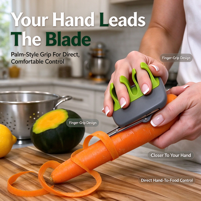 Finger-Grip Vegetable Peeler