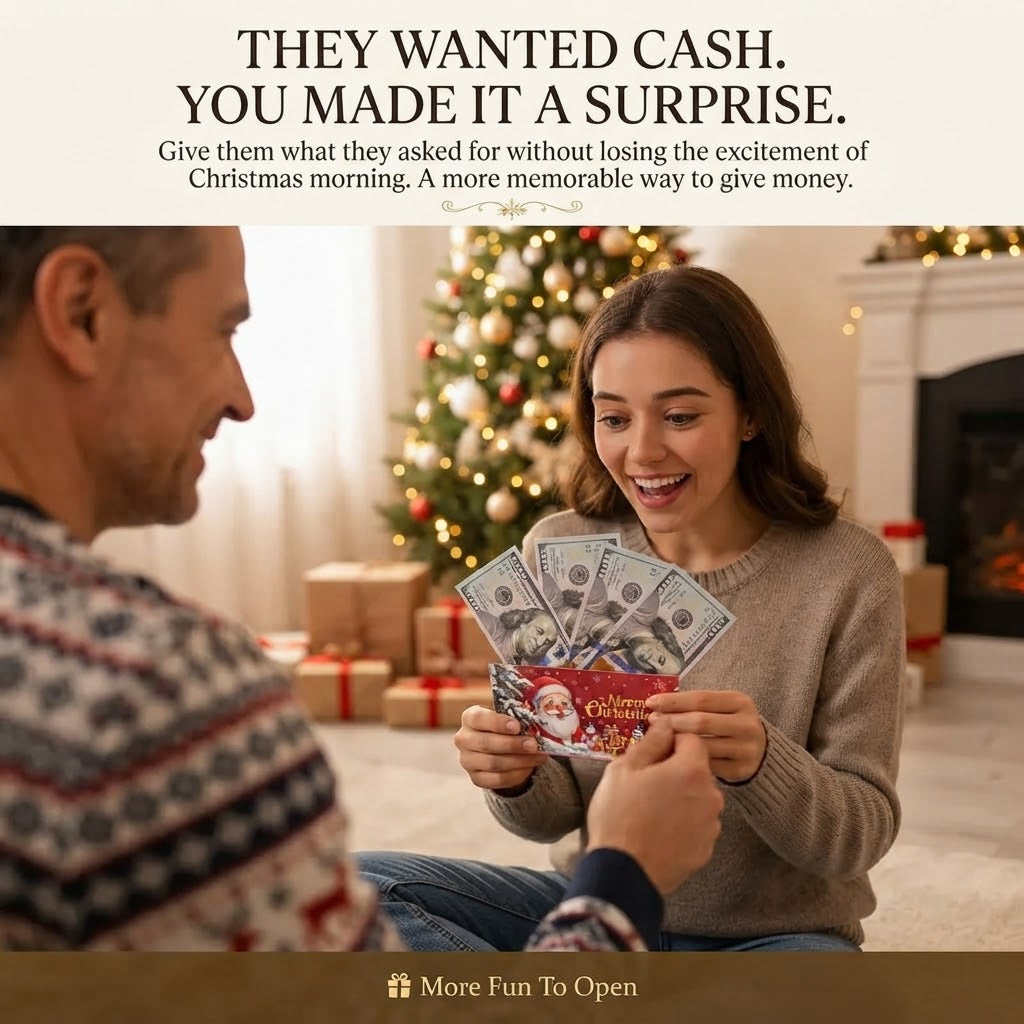 6-Slot Christmas Money Gift Holder
