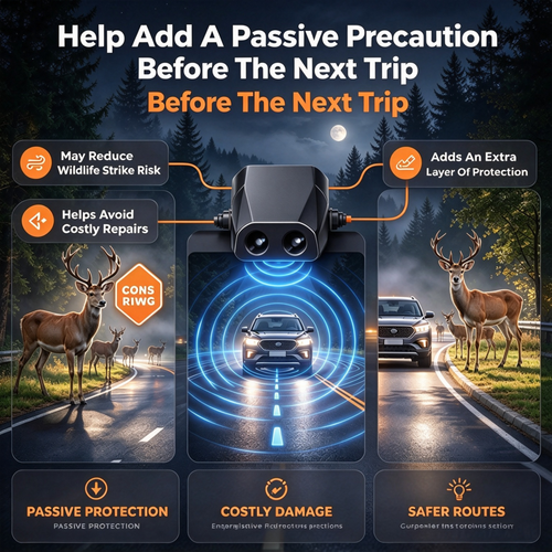 Wind-Activated Deer Warning Whistles