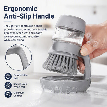 🧼Kitchen Dish Brush with Soap Dispenser
