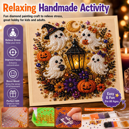 👻💎Halloween Ghost Pearl Art DIY Kit
