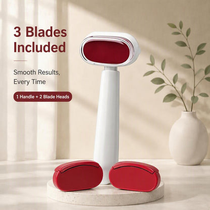 Dual‑Sided Foot Callus Remover, Replaceable Stainless Steel Blade Foot Scraper