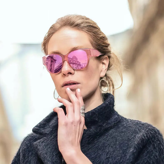 🕶️✨ UV400 Oversized Square Full-Rim Sunglasses Frames
