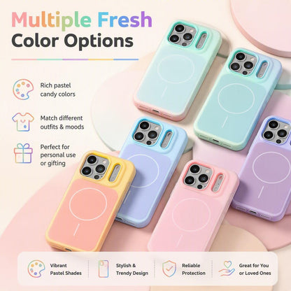 💥Candy-colored magnetic two-in-one phone case for iPhone 17 Pro Max Jelly Shell