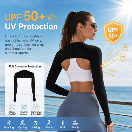 ❄️Finger-hole UV-protective cooling sleeves