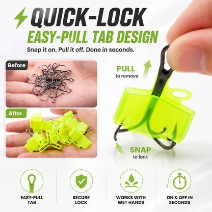 🛡️ Pack of 50 Fish Hook Protectors