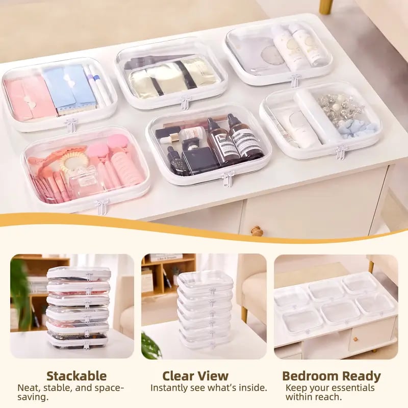 🔥Hot Sale 49% off🌟📦 Clear Organizer Storage Box - 3pcs or 4pcs set