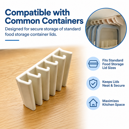 🍱Food container lid hanger