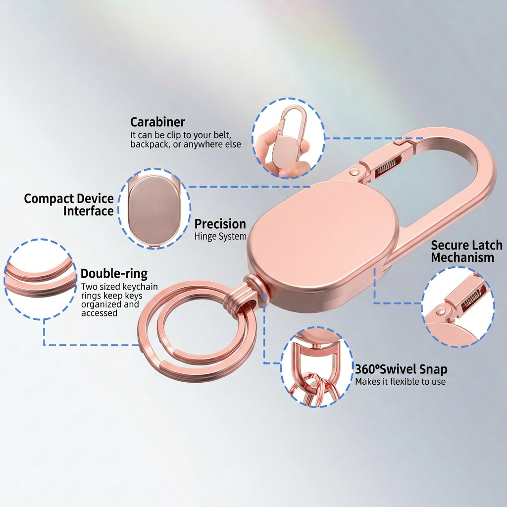 🔗Keychain tracker, men's accessory
