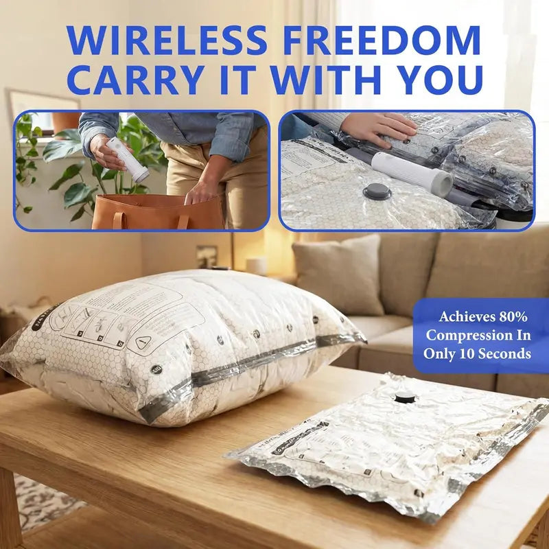 ✈️Vacuum clothing travel storage bag