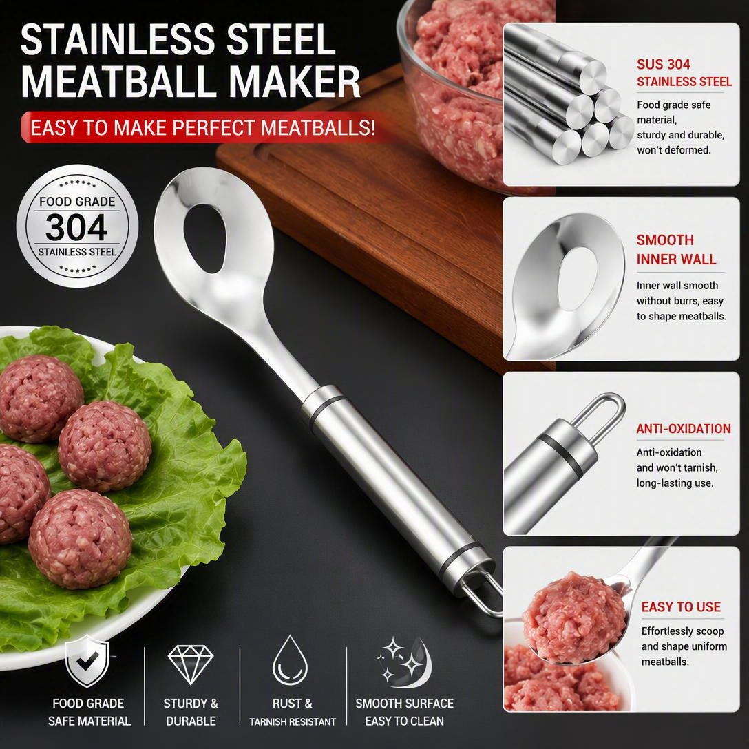 304 Stainless Steel Meatball Scoop Ball Maker Tool