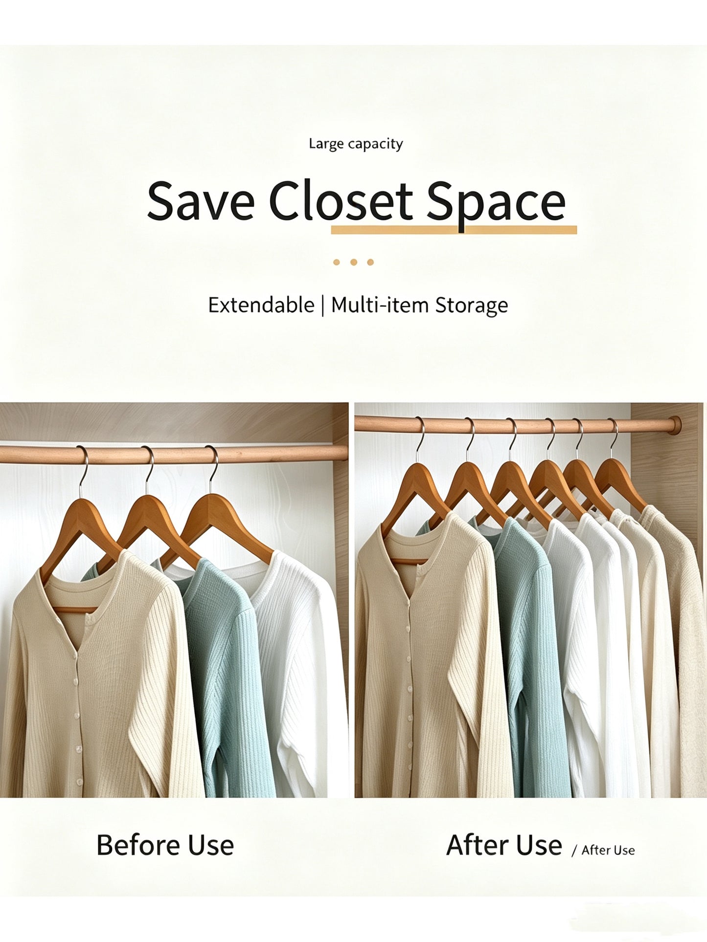 Mixed Color Clothes Hanger Extension Hooks, Wardrobe Space Saving Connectors (10Pcs)