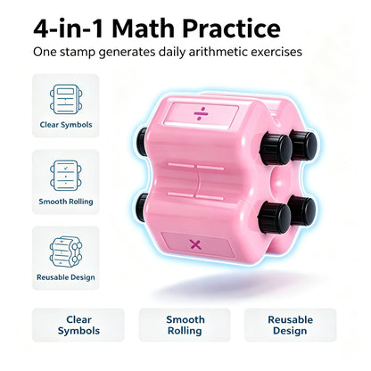 4-In-1 Math Practice Roller Stamp