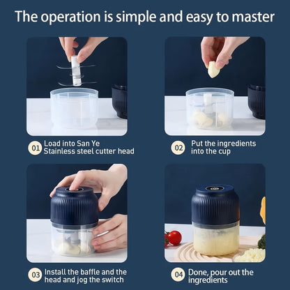 🧅 Electric Food Shredder, Mini Meat Grinder