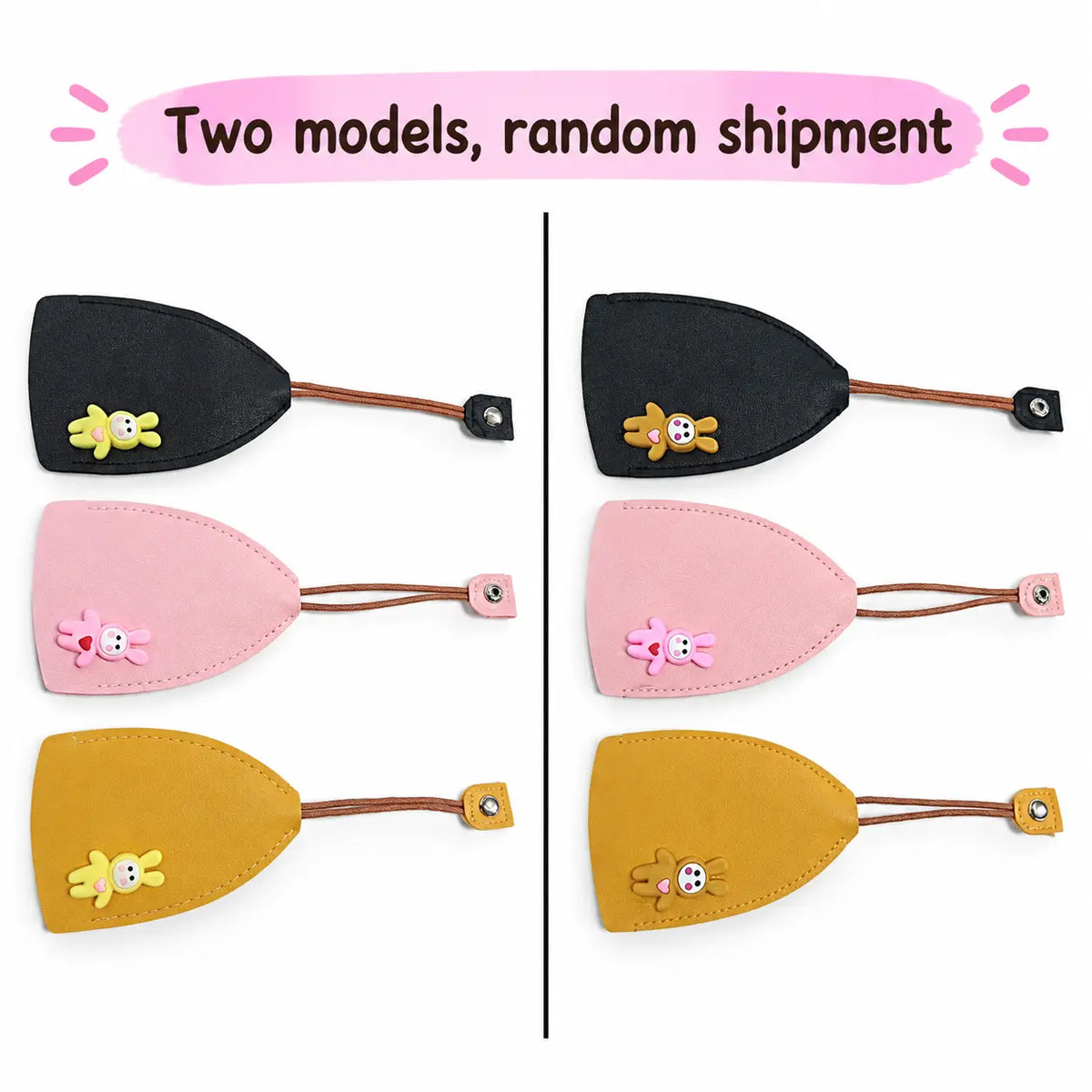 Two bunny key case models shipped at random