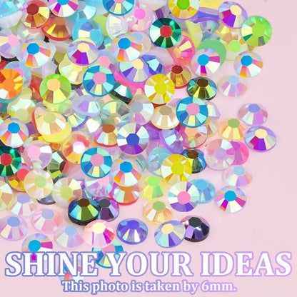 💎 Jelly Flatback RhinestonesBedazzling Kit, DlY Diamond Art