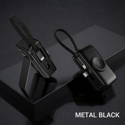 ⚡3-in-1 foldable rechargeable portable power bank