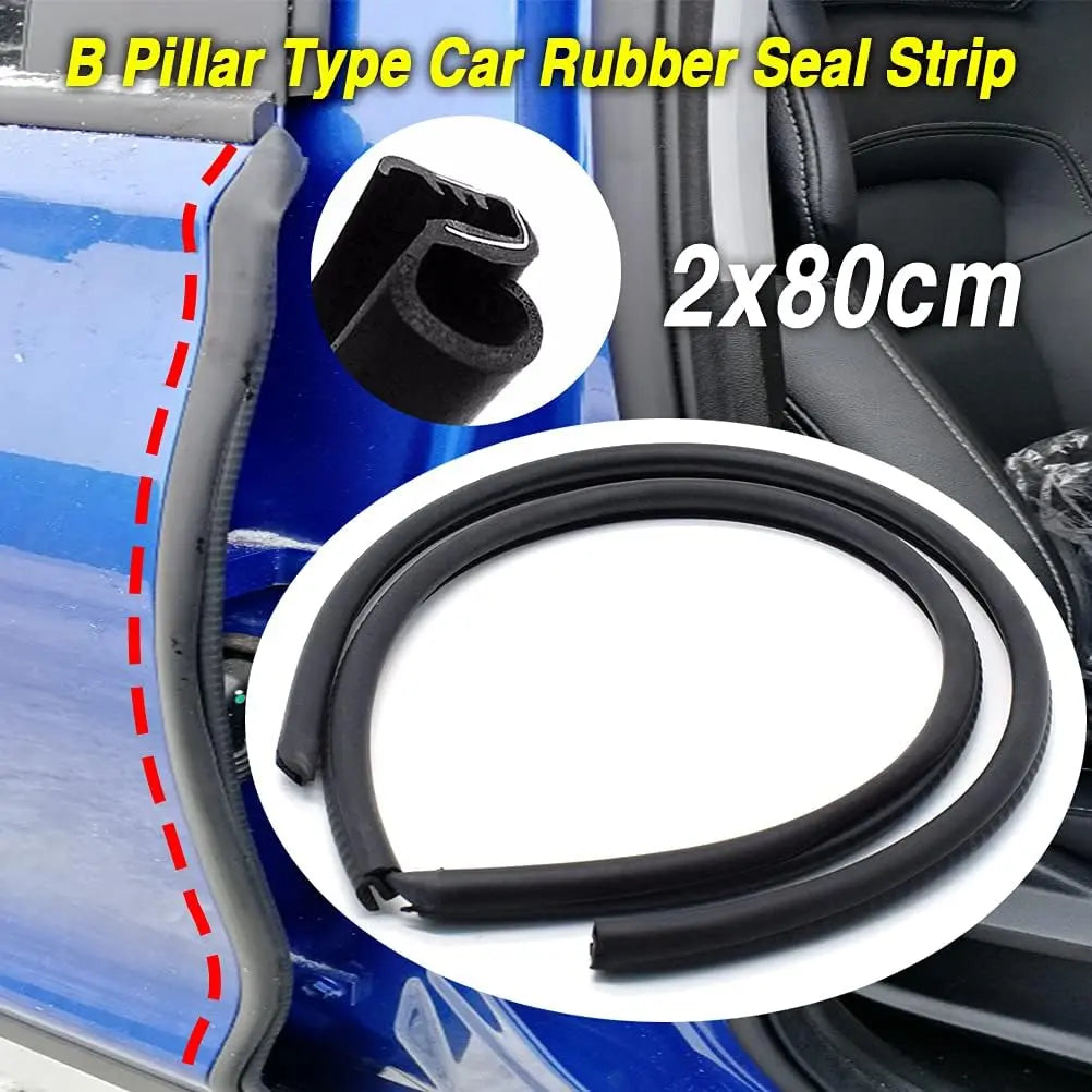 🚗fathersdaygift Car Door Seal Strip - 2PCS B-Pillar Seal Strip