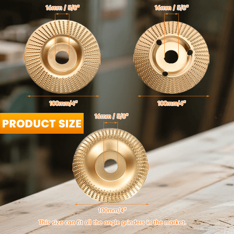 🎉Limited Edition $14.99, Only 100 Sets Left! 🛠️3PCS Wood Carving Disc Set