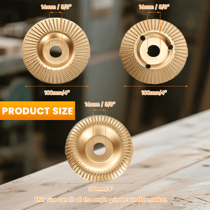 🎉Limited Edition $14.99, Only 100 Sets Left! 🛠️3PCS Wood Carving Disc Set