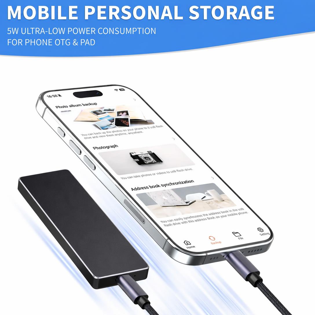 🛡️High-speed USB flash drive external storage device